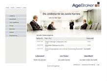 Tablet Screenshot of agebroker.de